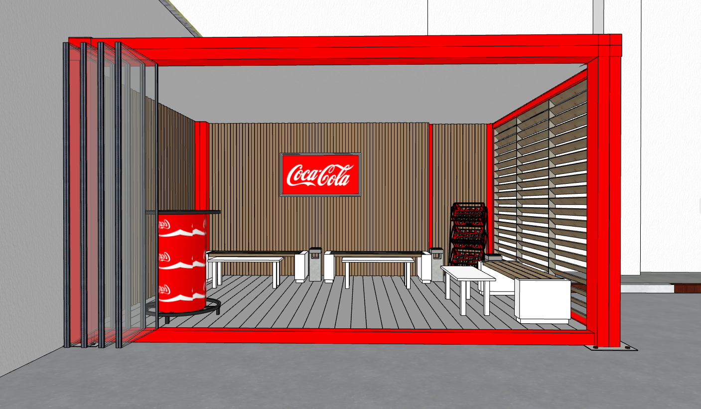 проект на пушалня Coca-Cola