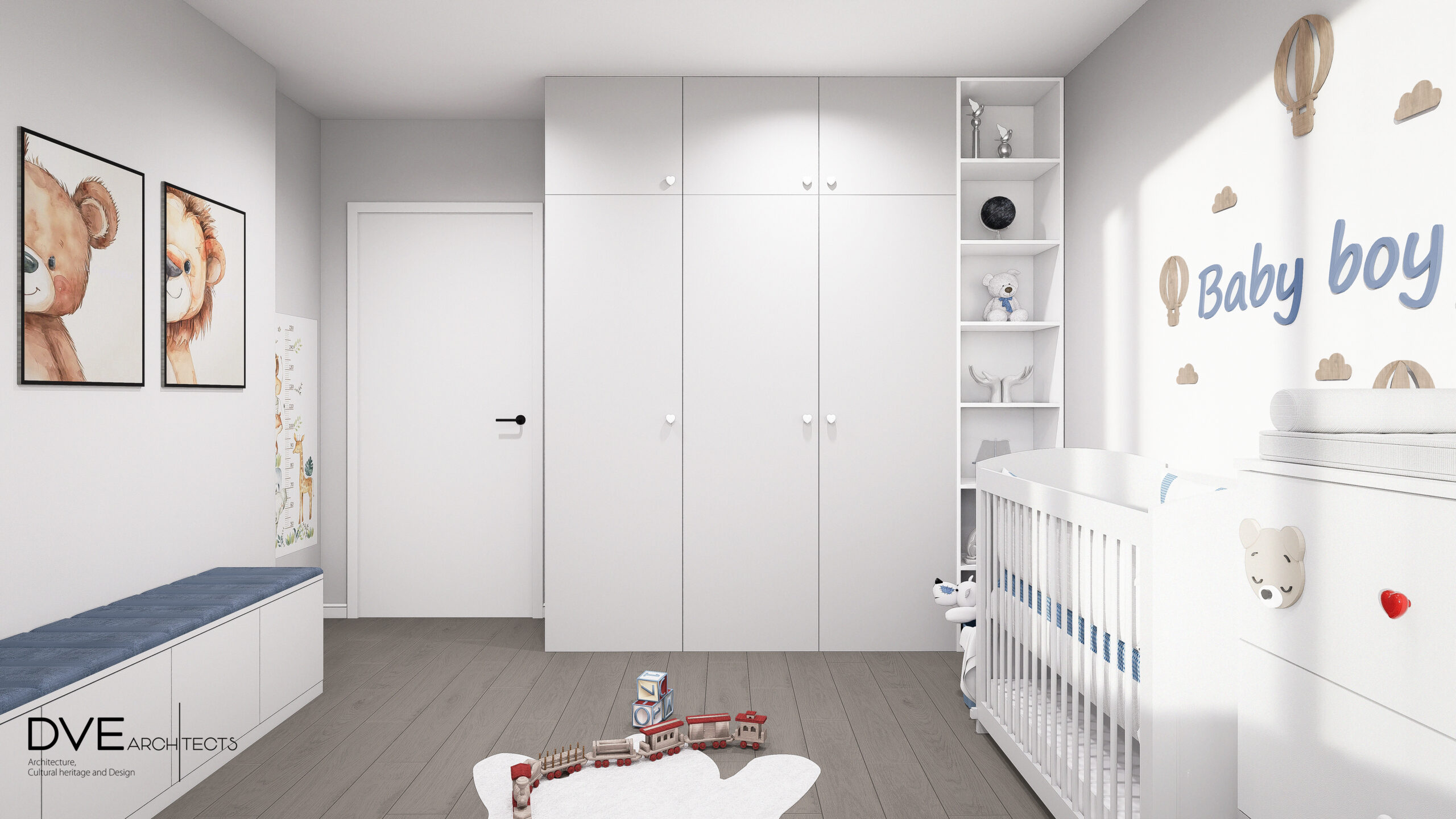 интериорен бебешка стая | www.dvearchitects.com