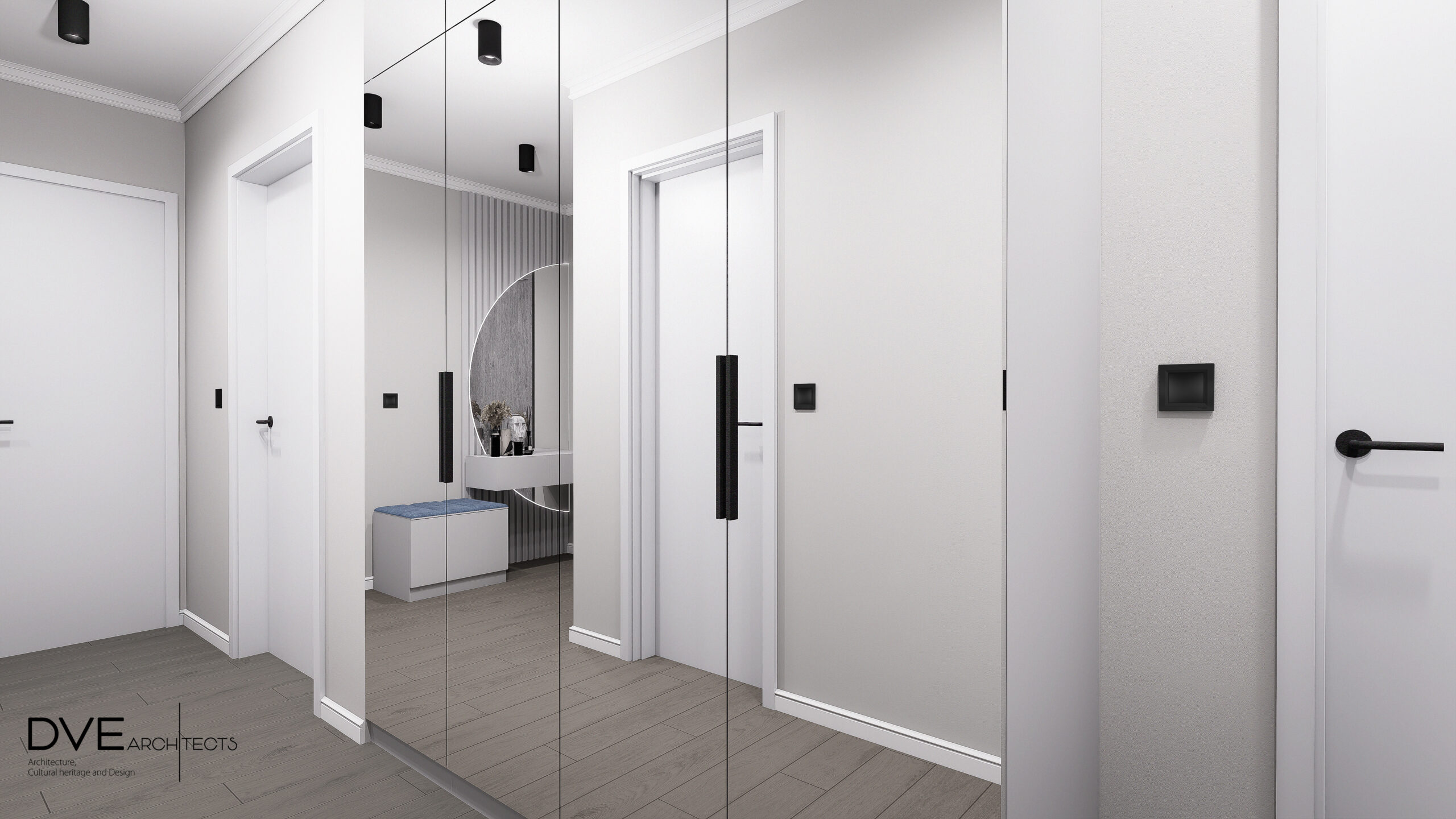 интериорен коридор | www.dvearchitects.com