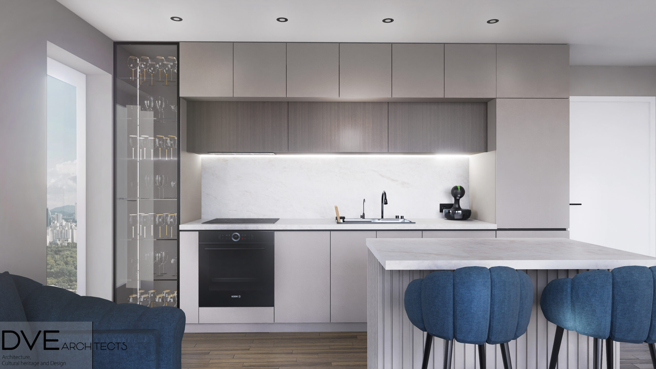 интериор кухня | www.dvearchitects.com